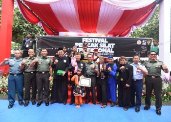 Festival Pencak Silat bertempat di lapangan Markas Kopassus, Cijantung, Jakarta Timur, Minggu (8/3)/ Foto: doc.ist