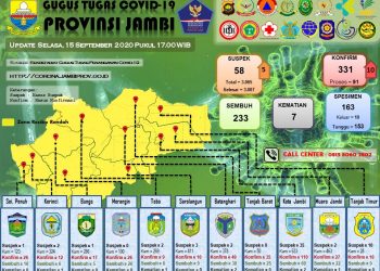 Sumber: Data Gugus tugas Covid-19 Provinsi Jambi