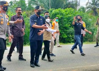 Kapolda Jambi Pantau Pos Penyekatan Arua Mudik Singkut - Muratara  (foto/istimewa)