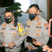 Kapolrestabes Surabaya Kombes Pol J.E. Isir bersama Kabid Humas Polda Jatim, Kombes Pol Gatot Repli, Dirnarkoba Polda Jatim, Kombes Pol Hanny Hidayat dan Kabid Propam Polda Jatim Kombes Pol Taufik Herdiansyah Zeinardi menggelar konperensi pers pada Jumat (30/4/2021) malam.