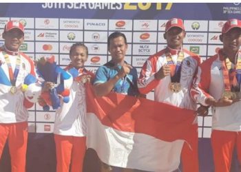 Foto (Prestasi 2019): Pedayung Jambi Sumbang Medali Emas SEA Games 2019 di Filipina/ Ist.net