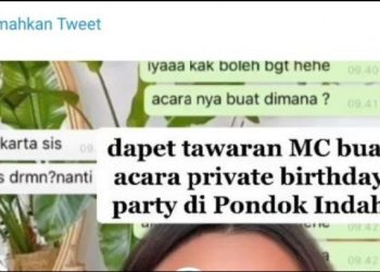 Video berisi pernyataan klaim ada arisan para sosialita yang menyelipkan ritual tumbal manusia, viral di media-media sosial. [twitter]