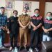 Perwakilan pengurus HWSB foto bersama Wabup Bambang Bayu Suseno diruang kerjanya, Selasa(14/9/2021)