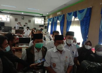 dr Maulan Wawako Jambi saat diwawancairi awak media/ foto: ichsan