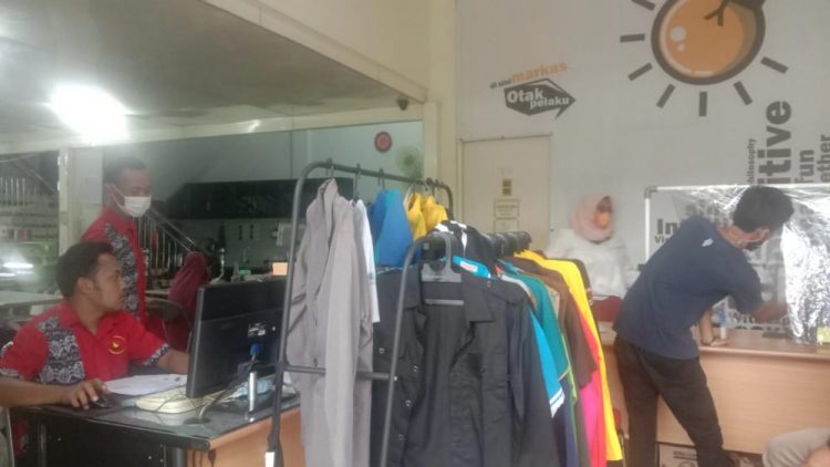 konveksi SelectA, yang beralamat Jl. Elang 1 No. 15 berada di Jelutung Kota Jambi (Foto: Meli Ampar)