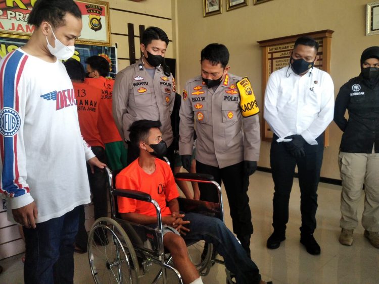 Eksekutor geng motor dilumpuhkan polisi dengan timah panas