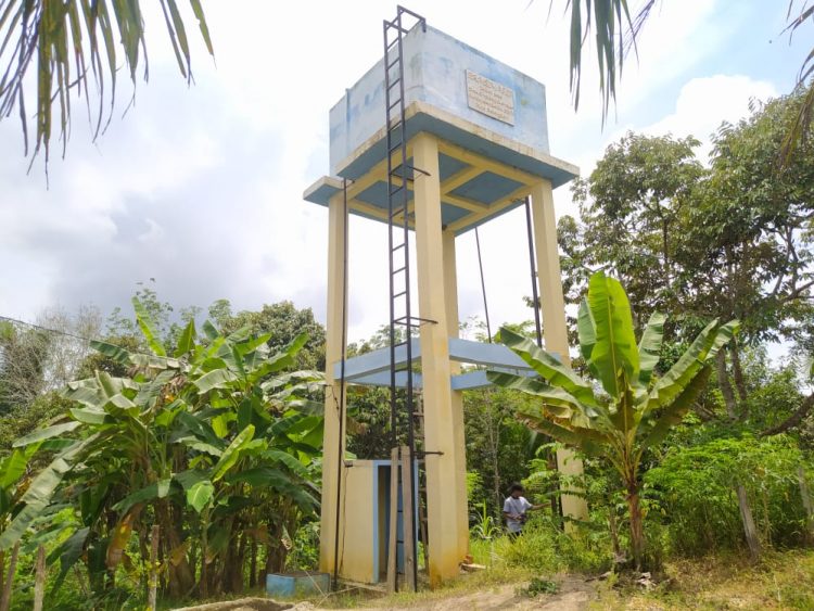 Penampakan Proyek Pamsimas yang Terbangkalai tak Berfungsi/Foto: Dedi (ampar)