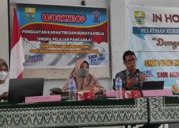 Sinsen Berikan Penguatan Karakter di SMK Muhammadiyah Bahar/ Foto: doc.ist