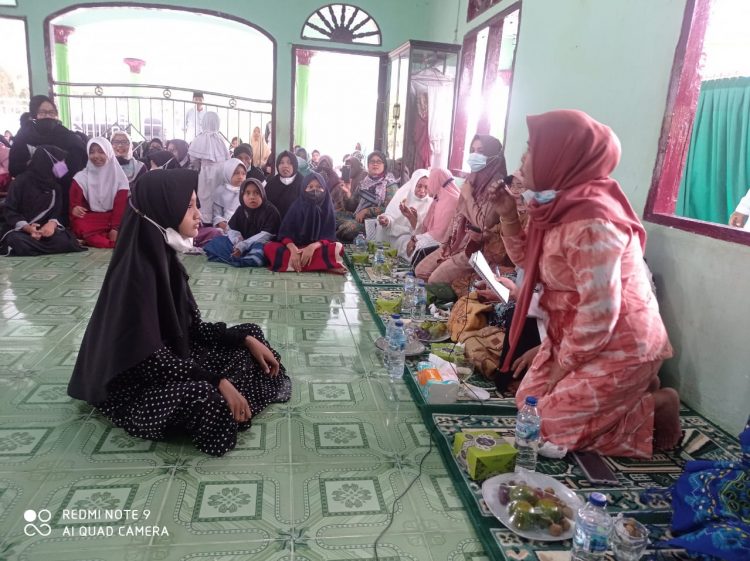 Hj Wirdayanti Romi Road Show BKMT di Masjid Al-Fajri SK 12 Kelurahan Bandar Jaya