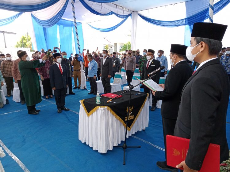 Pelantikan Kepala Perwakilan Ombudsman RI Provinsi Jambi, Selasa (2/11/2021) Foto: Ampar.id