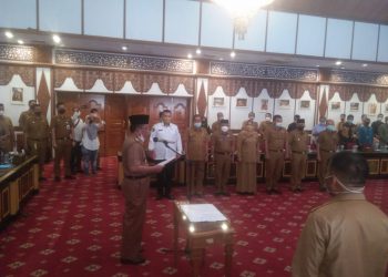 Abdullah Sani saat Buka Workshop Pengawasan atas Pengelolaan Keuangan Desa