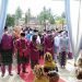 Penyambutan Al Haris Gubenur Jambi di HUT kabupaten Batanghari/ Ist