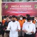 Press release Polda Jambi terkait pengungkap tsk ilegal Mining (Foto: Ichsan ampar)