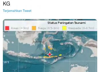 Sumber Foto: Twitter BMKG
