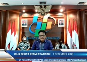 live streaming di youtube BPS provinsi Jambi. Rabu (1/12)