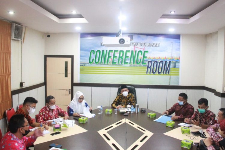 Bupati Tanjab Barat Ikuti Rakor Pembentukan Tim P3DN Pemda Secara Virtual/ist