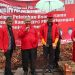 Ketua DPRD Edi Purwanto Lakukan Peletakan Batu Pertama Pembangunan Kantor DPC PDIP Tanjab Barat/ IST