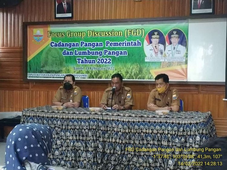 Amir Hasbi Buka FGD Cadangan Pangan Pemerintah dan Lumbung Pangan Tahun 2022/ ampar