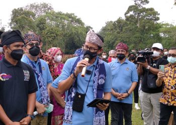 Sandiaga Uno Pastikan Desa Wisata Muaro Jambi Tembus 50 Desa Wisata Terbaik Indonesia/ AMPAR