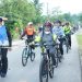 Jaga Kebugaran, Bupati Asahan Gowes Bareng Ketua PKK dan OPD/ ist