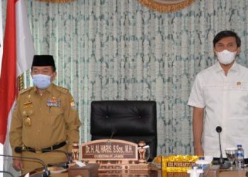 Ketua DPRD Edi Purwanto Ikuti Rapat Kerjasama Bersama Mendagri Secara Virtual/ ist
