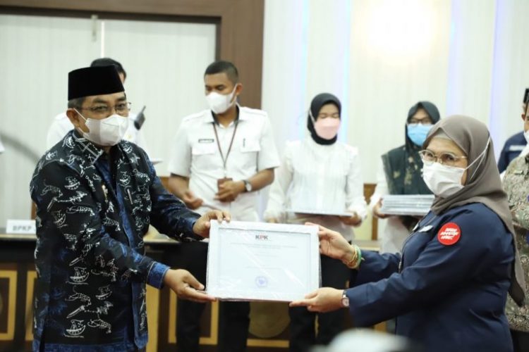 Pemkab Tanjabbarat Raih Tiga Penghargaan dari KPK/ ist