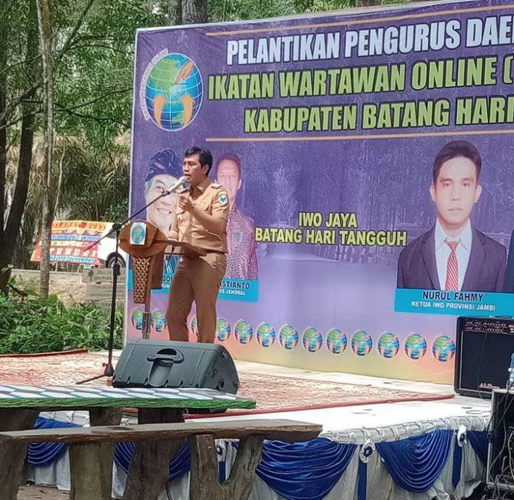 Bupati Batanghari Hadiri Pelantikan Pegurus IWO/ ist