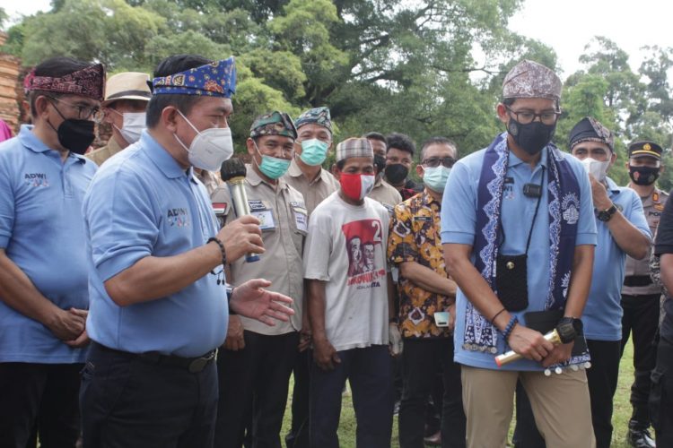Usai Kunker Saniaga Uno, Al Haris Janji Akan Majukan Kawasan Candi Muaro Jambi/ ist