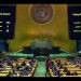 Sidang Majelis Umum PBB Sesi Khusus Darurat (Emergency Special Session), di Markas Besar PBB, New York, Amerika Serikat, Rabu (2/3) waktu setempat. (Kanal YouTube United Nations)
