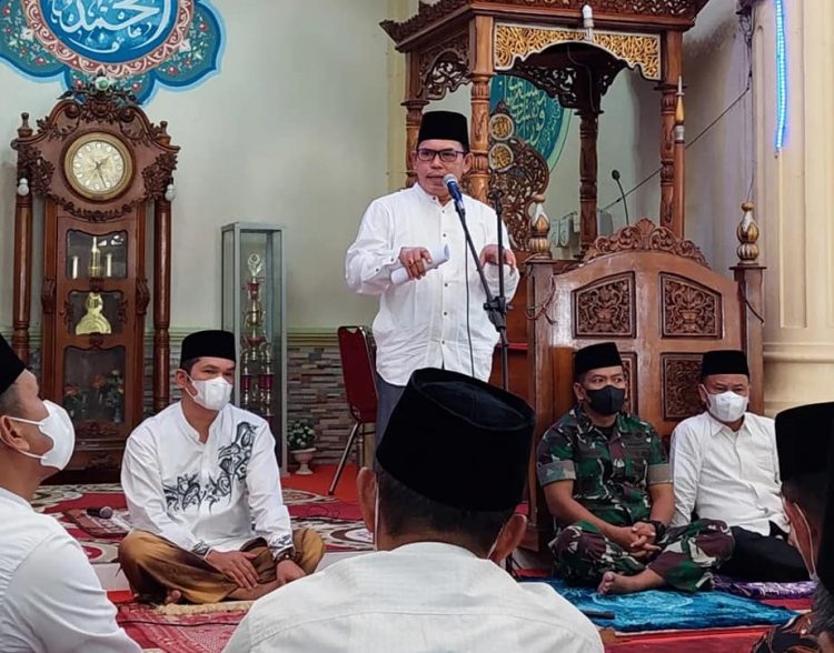 Safari Ramadhan, Walikota dan Wawako Jum'atan di Masjid Baitunnur