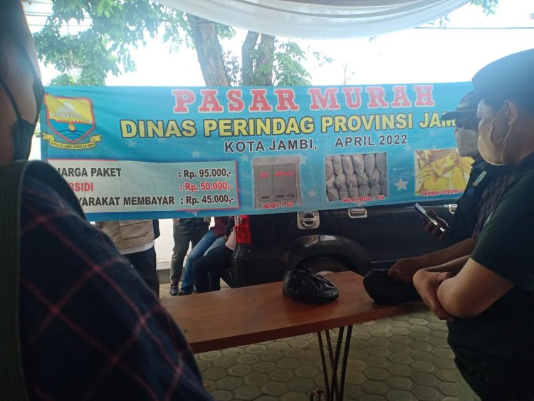 Pasar Murah Pemprov Jambi, Sembako Disubsidi Rp 50.000/ AMPAR