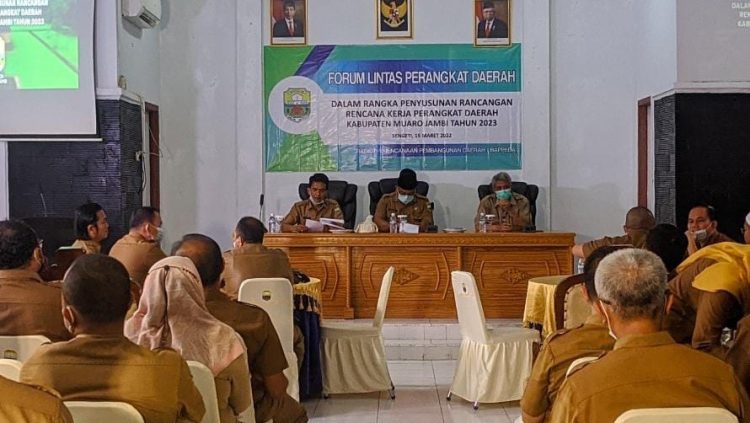 Sekda Muaro Jambi Hadiri Forum Lintas Perangkat Daerah