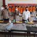 Kapolresta Deli Serdang, Kombes Pol Irsan Sinuhaji SIK MH didampingi oleh Wakapolresta Deli Serdang AKBP Agus Sugiyarso S.I.K dan Kasat Reskrim Kompol I Kadek Hery Cahyadi SIK SH MH./ ist