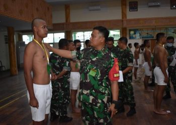 Sidang Parade Catar Akmil Dipimpin Oleh Danrem 042/Gapu Brigjen TNI Supriono, S.IP., M.M./ Foto: doc.ist