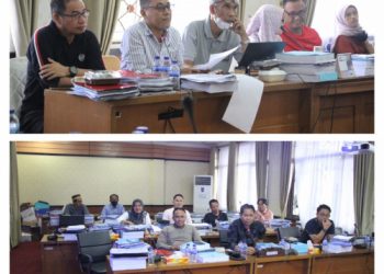 Banggar DPRD Bersama 8 OPD Adakan Pembahasan Raperda Pertanggungjawaban pelaksana APBD 2021