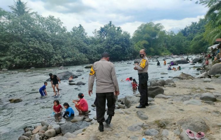 Jajaran Polsek Namorambe Berpatroli di Objek Wisata/ AMPAR
