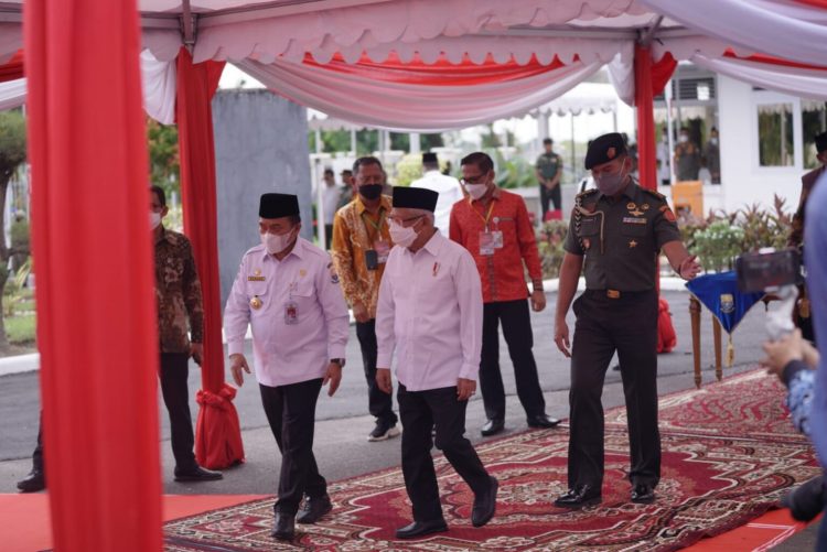 Gubernur Dampingi Kunjungan Kerja Walpres Ma’ruf Amin