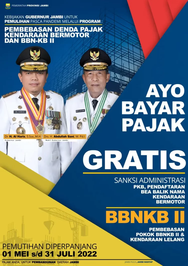 Program pemutihan pejak kendaraan bermotor di perpanjang/ doc.ist