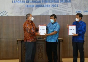 Pemkab Tanjab Timur Kembali Raih Opini WTP dari Badan Pemeriksa Keuangan RI