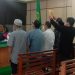 Varial Adhi Putra tampak mengenakan baju batik corak hitam dihadirkan dalam persidangan terdakwa Apif Firmansyah di PN Jambi, Kamis (2/6) / Ist