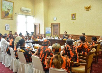 Ketua DPRD Jambi Terima Audiensi Pemuda Pancasila Bahas Angkutan Batubara/ doc.ist