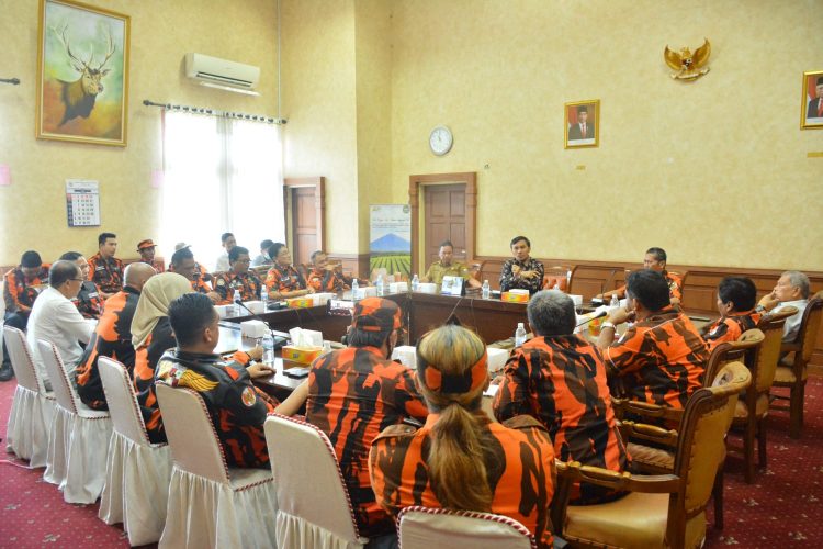 Ketua DPRD Jambi Terima Audiensi Pemuda Pancasila Bahas Angkutan Batubara/ doc.ist