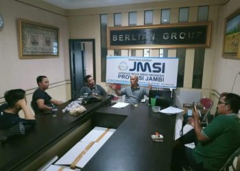 Rapat internal pengurus di Markas JMSI Jambi / doc.ist