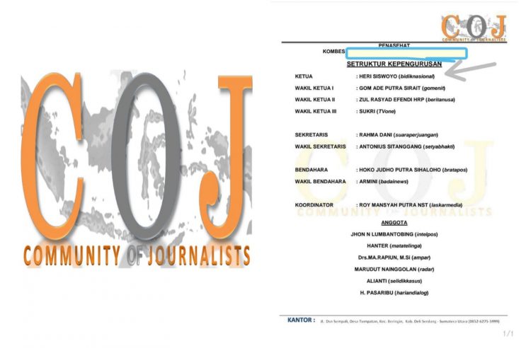 Community Of Journalis (COJ)./ doc.ist
