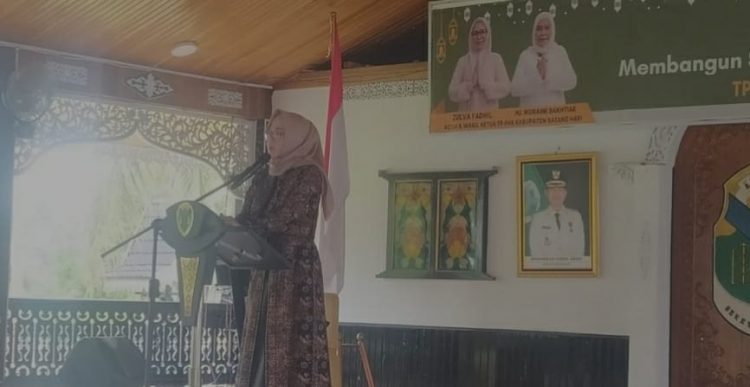 Mempererat Silahturahmi, Ketua TP-PKK Batanghari gelar Halal Bihalal