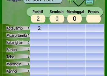 Data satgas covid kota jambi/ doc.ist