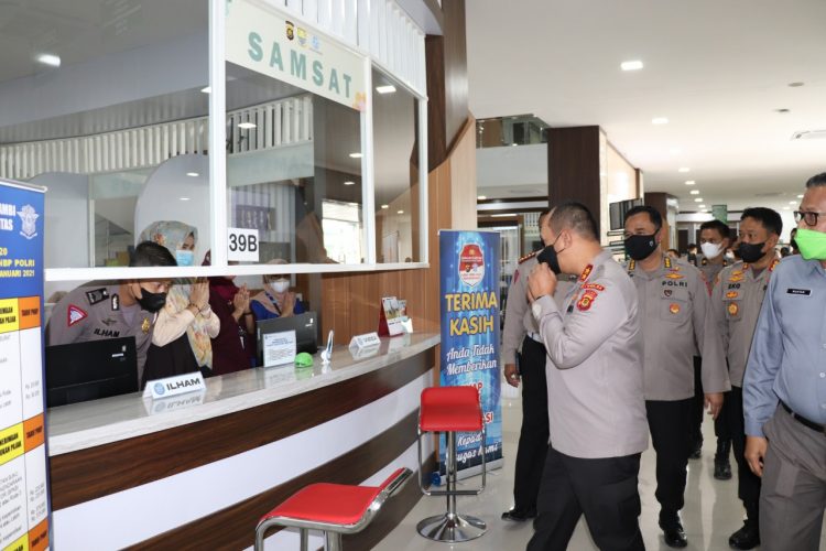 Kapolda Jambi Tinjau Mall Pelayanan Publik/ doc.ist