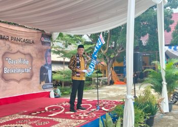 Varial Adhi Putra Mengapresiasi Projek Penguatan Profil Pelajar Pancasila Di SMAN 10 Kota Jambi/ doc.ist
