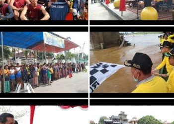 Cek Endra Buka Lomba Pacu Perahu “Tradisi Balumbo Biduk”