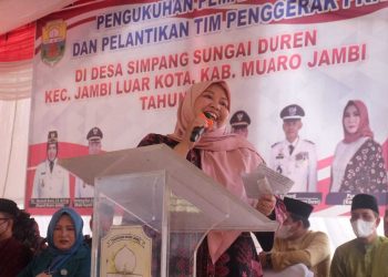 Pelantikan Ketua Tim Penggerak PKK dan Pengukuhan Pemangku Adat Desa Sungai Duren